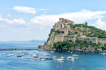 Aragonese castle in Ischia