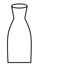 徳利(線画)