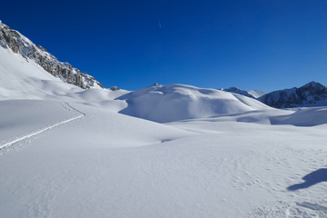 &Ouml;sterreichische Berglandschaft im Lungau im Winter