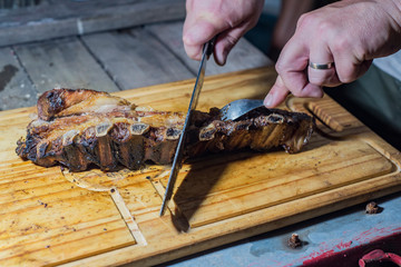 authentic and tasty Argentine strip roast
