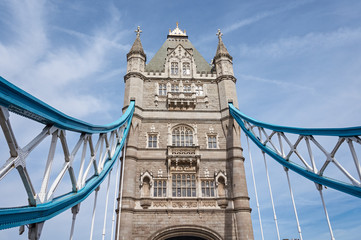 Fototapeta na wymiar The Tower Bridge in London, England United Kingdom UK