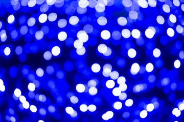 blur blue bokeh background