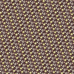 Yellow beige pattern seamless pattern with circles
