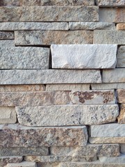 old stone wall of stones