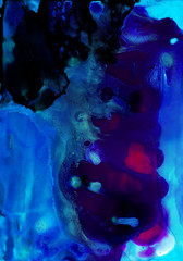 Blue and purple abstract texture effect