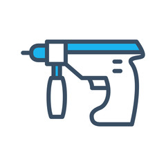 Electric drill outline filled icon 