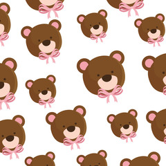background of faces cute teddy bears
