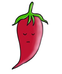 illustration of red pepper