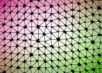 Abstract Low Polygon gradient Generative Art background illustration