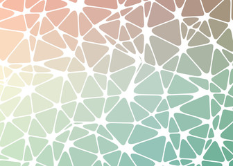 Abstract Low Polygon gradient Generative Art background illustration