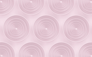abstract rose pink swirl abstract technology circles background texture 3d render illustration
