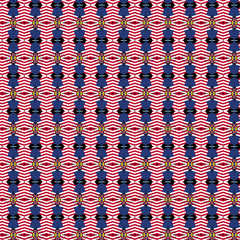 Pink blue seamless geometric pattern