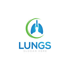 Lungs Logo Vector