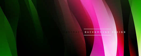 Dynamic trendy simple fluid color gradient abstract background with line effects. Vector Illustration For Wallpaper, Banner, Background, Card, Book Illustration, landing page