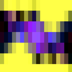 Yellow violet blue squares abstract colorful background