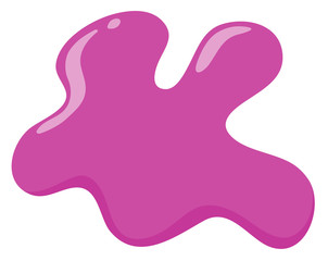 Water splash in pink color