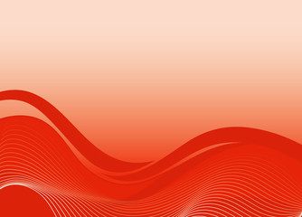 Background template with orange patterns