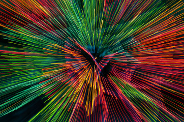 Obraz premium Light Painting in Motion