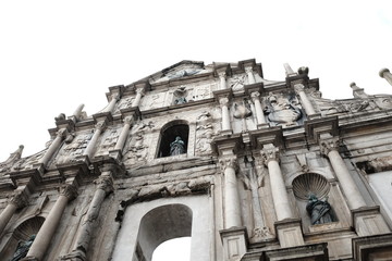 facade of cathedral in rome italy