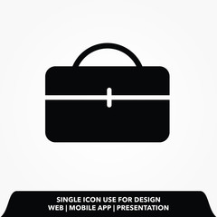 briefcase icon design vector illustration