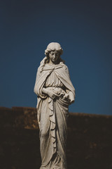 Fototapeta premium Cemetery and angels