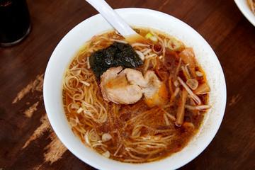 japanese ramen noodle food style on table