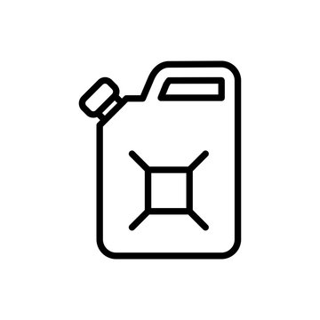 Jerry Can Icon Vector Trendy Design