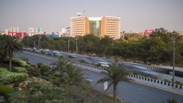 India, Hyderabad, Capital Of Telangana State, (Andhra Pradesh), Hi Tech City, India's IT Centre - Time Lapse