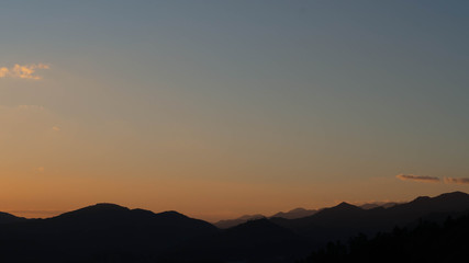 Before sunrise in the constanza valley 