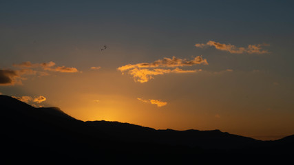 Sunset in the constanza valley 
