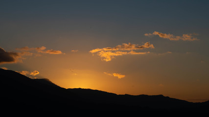 Sunset in the constanza valley 