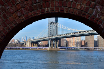 Manhattan Bridge Downtown New York, USA