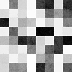 Black and white abstract mosaic with a rough texture background. black and white square pattern background. Picture for creative wallpaper or design art work. Backdrop have copy space for text.