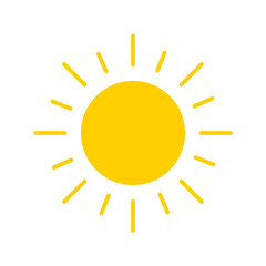 sun icon vector for your design 