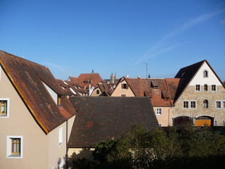 ドイツの住宅街の風景