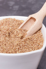 Flaxseed as source vitamins, minerals, dietary fiber and acids omega