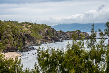 A gorgeous view of the natural landscape in Maui, Hawaii