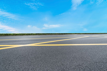 Road surface and sky natural landscape