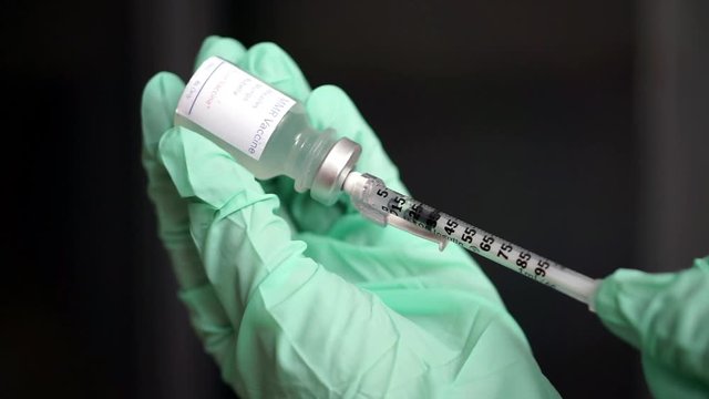 Concept of a MMR vaccine for Measles, Mumps, and Rubella as outbreaks occur resulting from anti-vaccination people