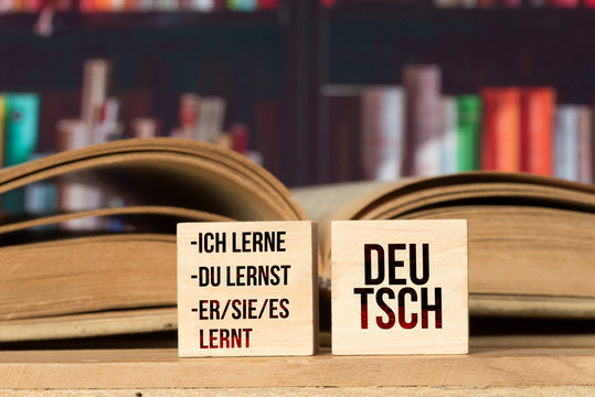 Ein Buch und Lernen von Deutsch