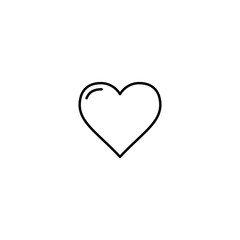 heart icon vector