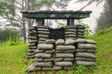 Air raid shelters or bomb shelters are structures for the protection of soldiers in the war