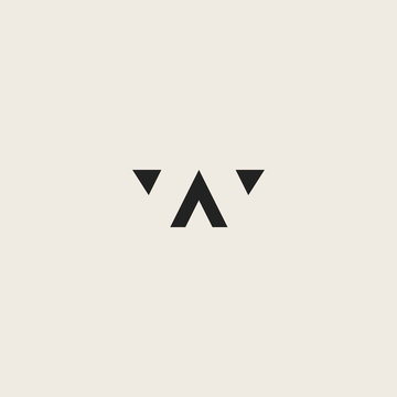 AW letter logo by combining the letters A and W  luxurious design
