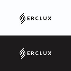 letter S logo monogram with a simple design