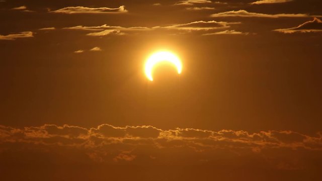 Time Lapse of a solar eclipse in Australia.