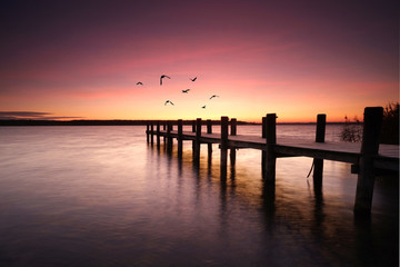 ganz fr&uuml;h am See