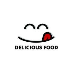 delicious food logo like icon design template. very simple, unique and modern design. suitable for cafe, restaurant and culinary business - vector illustration