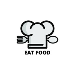 food logo like icon design template. very simple, unique and modern design. suitable for cafe, restaurant and culinary business - vector illustration