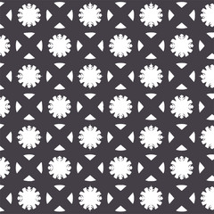 Geometric pattern in ornamental style. Seamless desing texture for greeting card.