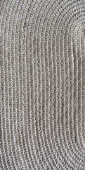 Straw Hat texture and pattern. Wicker straw texture abstract beige color background weaving close-up macro. Vertical Woven canvas